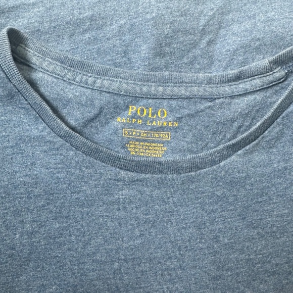 Polo Ralph Lauren Men’s Sz Small Powder Blue Short Sleeve Cotton T-Shirt - Picture 3 of 4